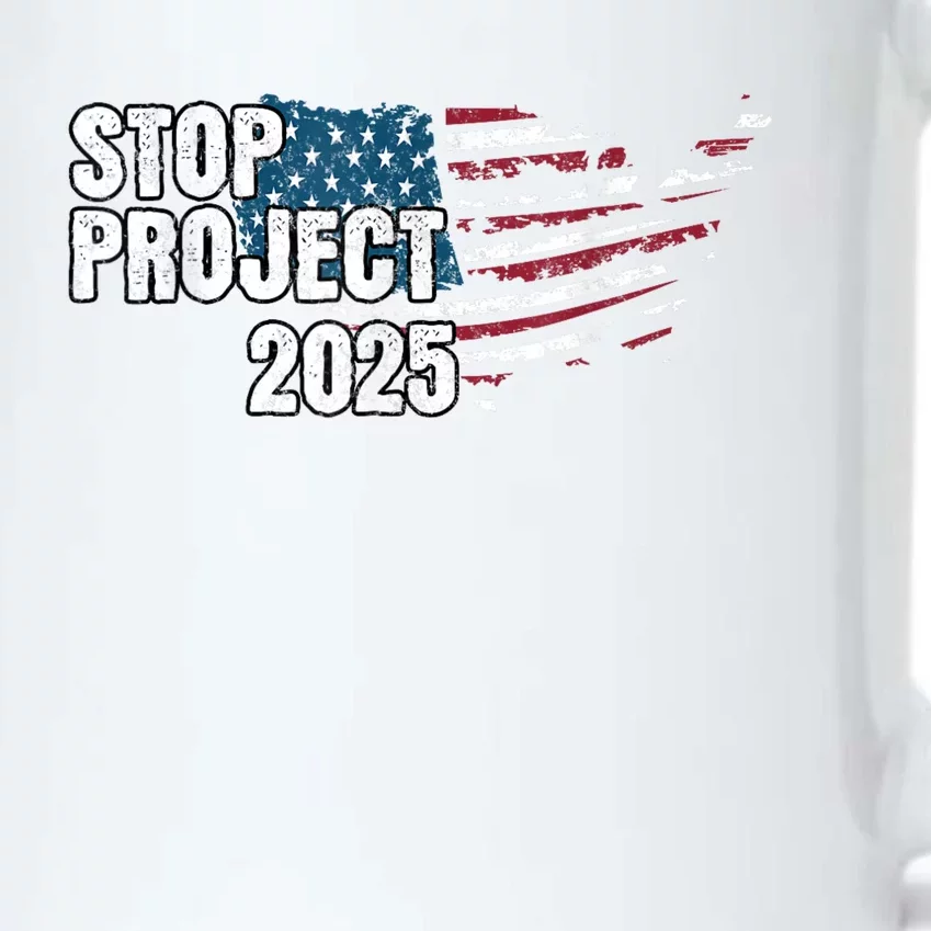 Stop Project 2025 Anti Trump Black Color Changing Mug