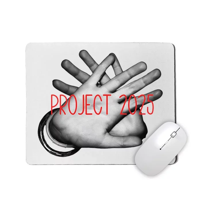 Stop Project 2025 Fight Facism Say No To The Extreme Agenda Mousepad