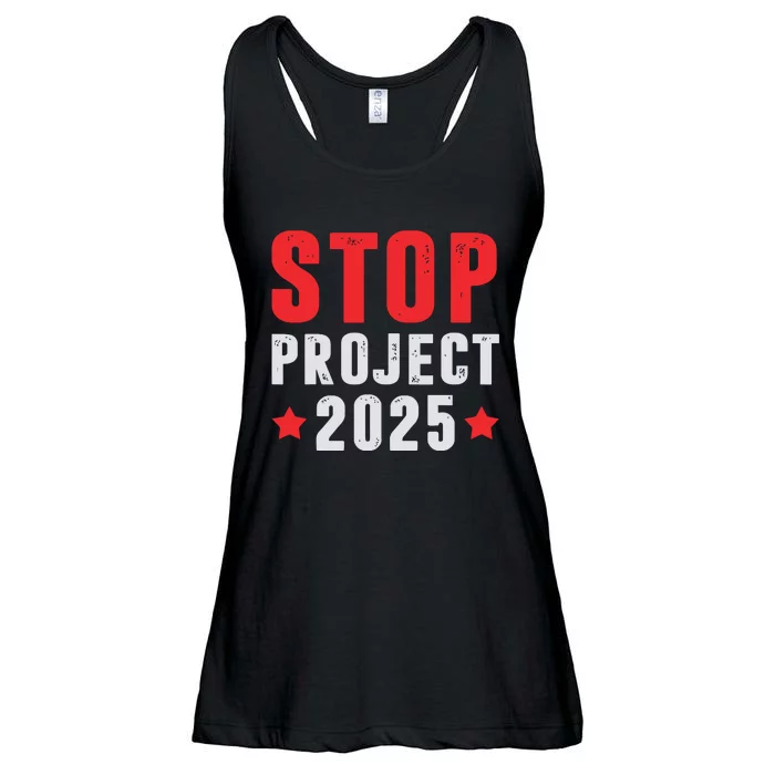 Stop Project 2025 Trumps Project Anti Trump Ladies Essential Flowy Tank