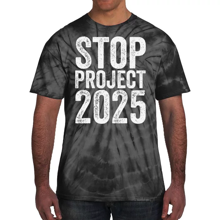 Stop Project 2025 Tie-Dye T-Shirt