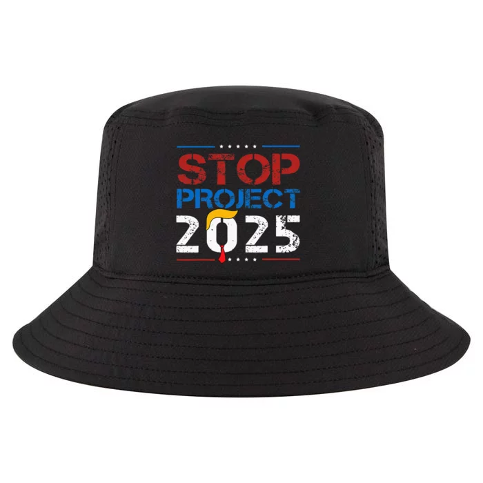 Stop Project 2025 Trumps Project Anti Trump Cool Comfort Performance Bucket Hat