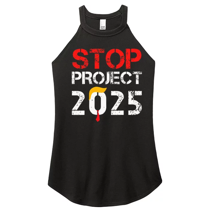 Stop Project 2025 TrumpS Project Anti Trump Women’s Perfect Tri Rocker Tank