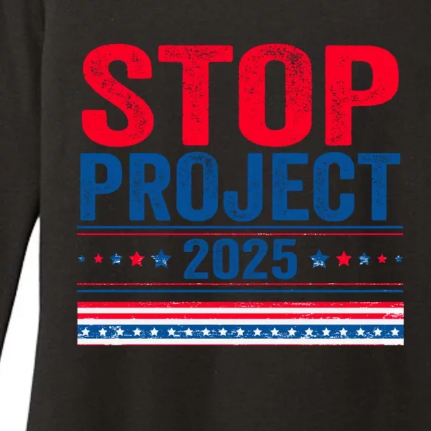 Stop Project 2025 Womens CVC Long Sleeve Shirt