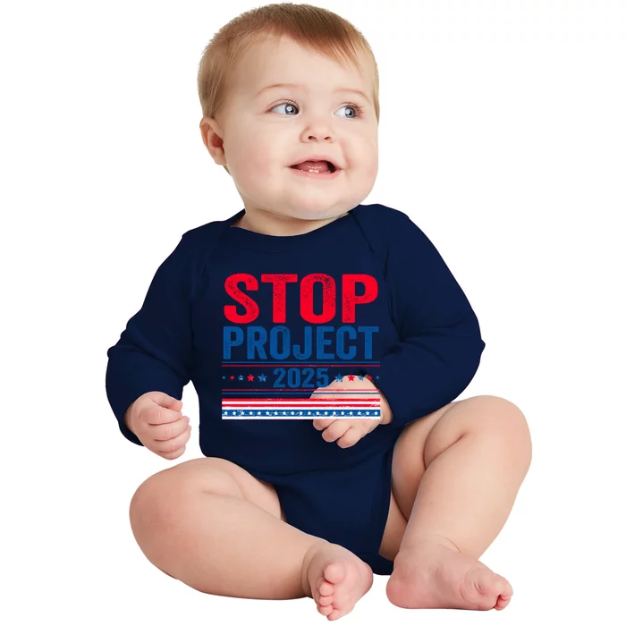 Stop Project 2025 Baby Long Sleeve Bodysuit