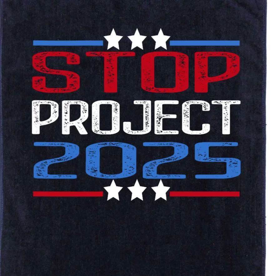 Stop Project 2025 Platinum Collection Golf Towel