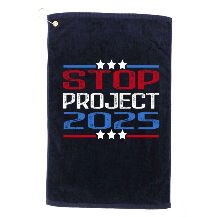 Stop Project 2025 Platinum Collection Golf Towel