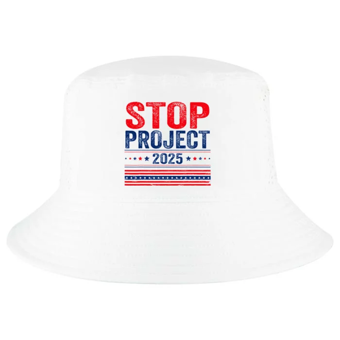 Stop Project 2025 Flag Usa Cool Comfort Performance Bucket Hat