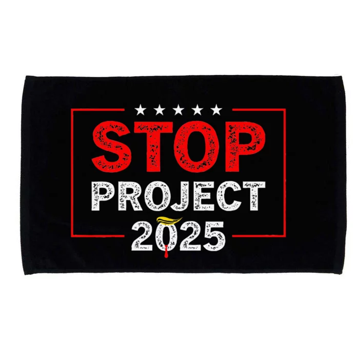 Stop Project 2025 Anti Trump Microfiber Hand Towel