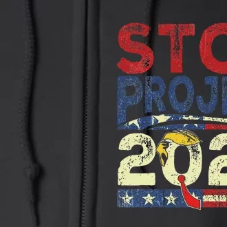 Stop Project 2025 Look It Up Y’All Full Zip Hoodie