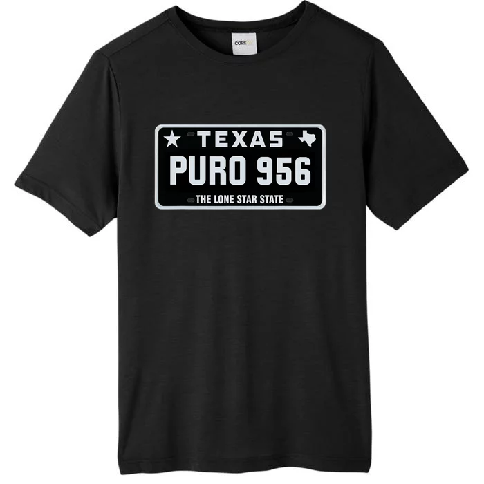 Simple “PURO 956” Texas License Plate Graphic ChromaSoft Performance T-Shirt