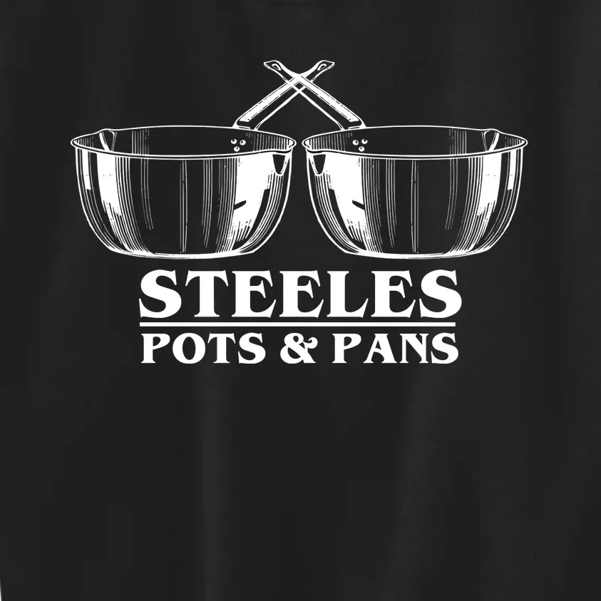 Steeles Pots And Pans Kids Sweatshirt