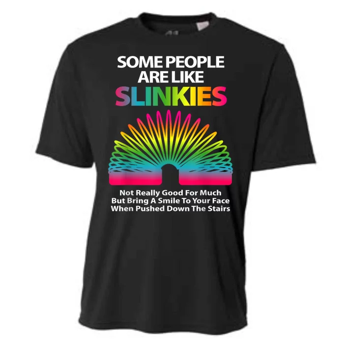 Some People Are Like Slinkies Sarcastic Or Cool Cooling Performance Crew T-Shirt