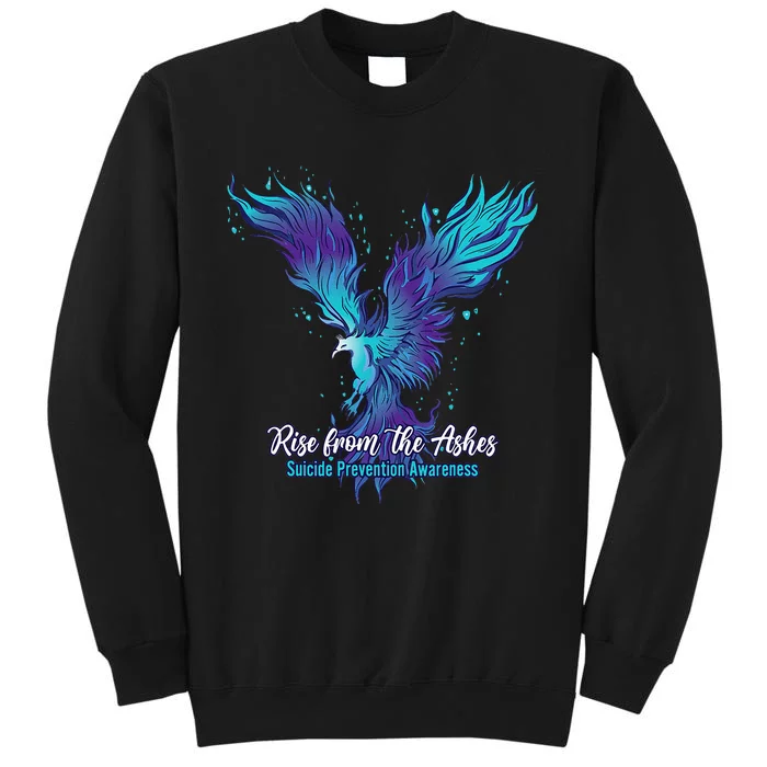 Suicide Prevention Awareness Phoenix Rise From The Ashes Sweatshirt