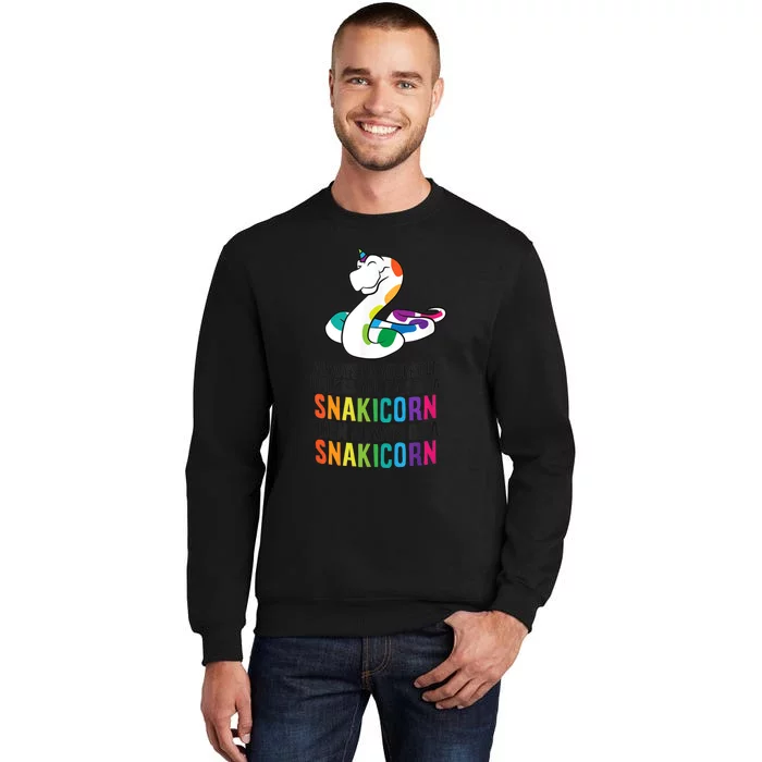 Snake Pet Always Be A Snakicorn Birthday Unicorn Snake Sweatshirt