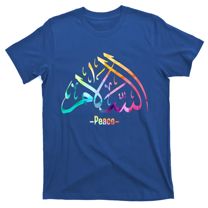 Salam Peace Arabic Calligraphy Design Gift T-Shirt