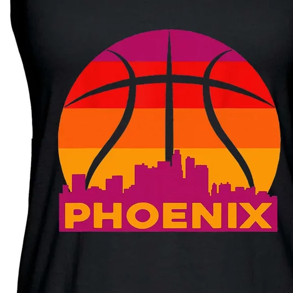 Sunset Phoenix Arizona Ladies Essential Flowy Tank