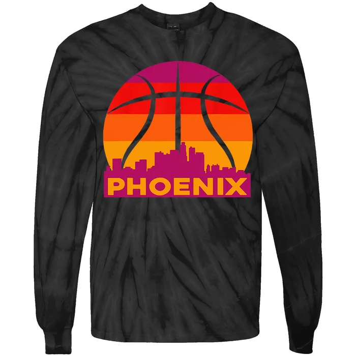 Sunset Phoenix Arizona Tie-Dye Long Sleeve Shirt