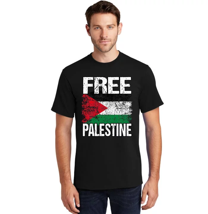 support Palestine and Gaza Jerusalem Tall T-Shirt