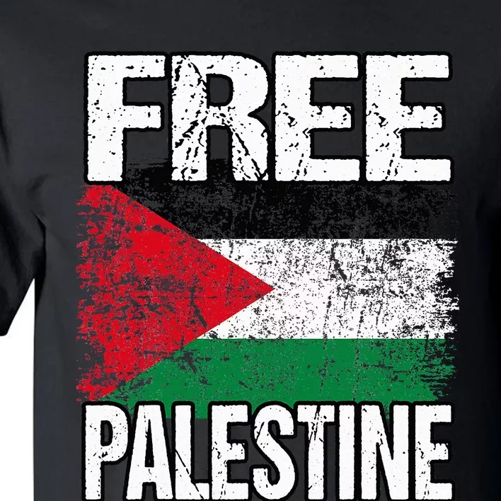 support Palestine and Gaza Jerusalem Tall T-Shirt