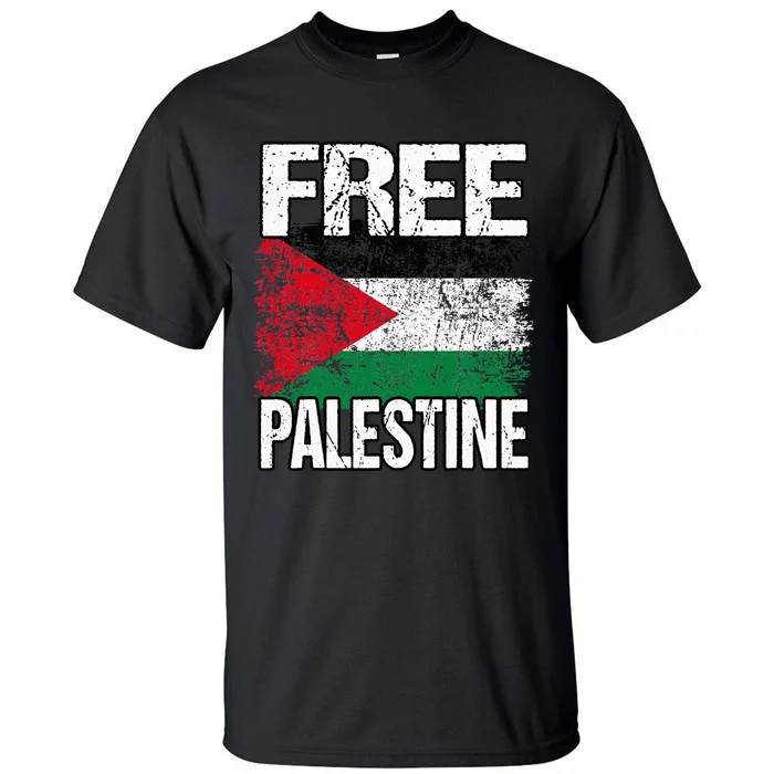 support Palestine and Gaza Jerusalem Tall T-Shirt