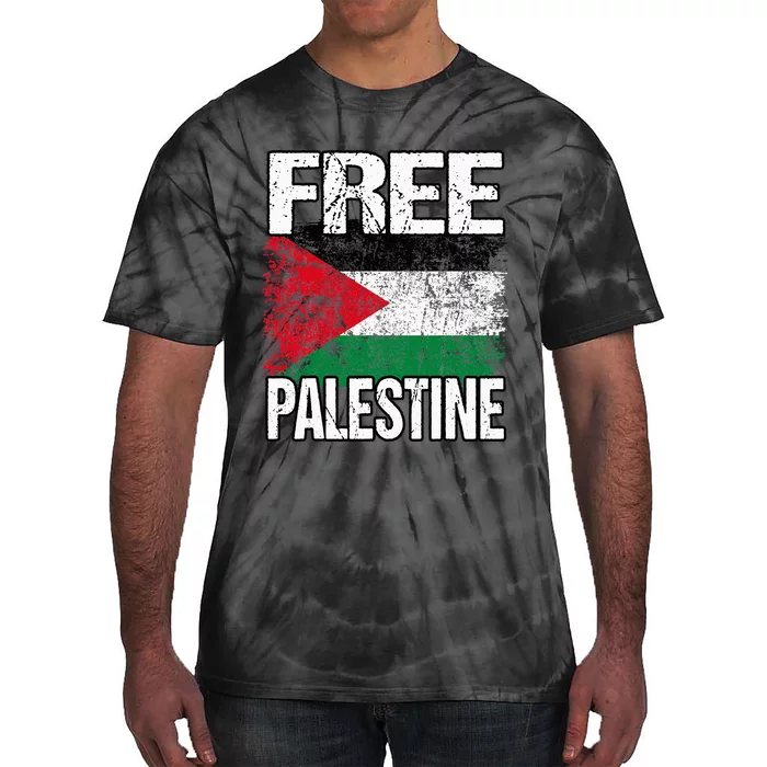 support Palestine and Gaza Jerusalem Tie-Dye T-Shirt