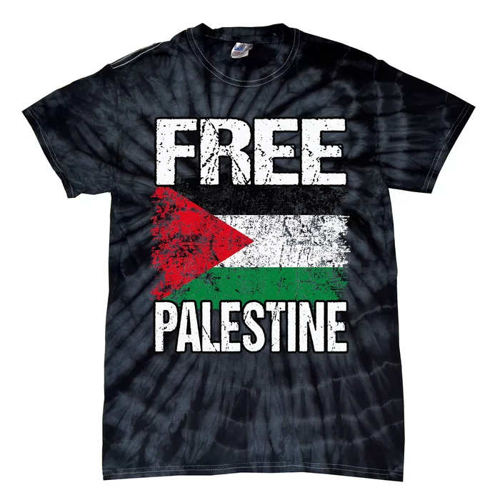 support Palestine and Gaza Jerusalem Tie-Dye T-Shirt