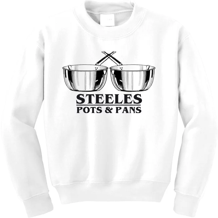 Steeles Pots And Pans Kids Sweatshirt