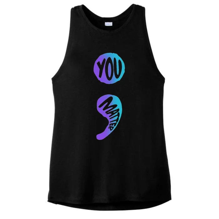 Suicide Prevention Awareness Week Ladies Tri-Blend Wicking Tank