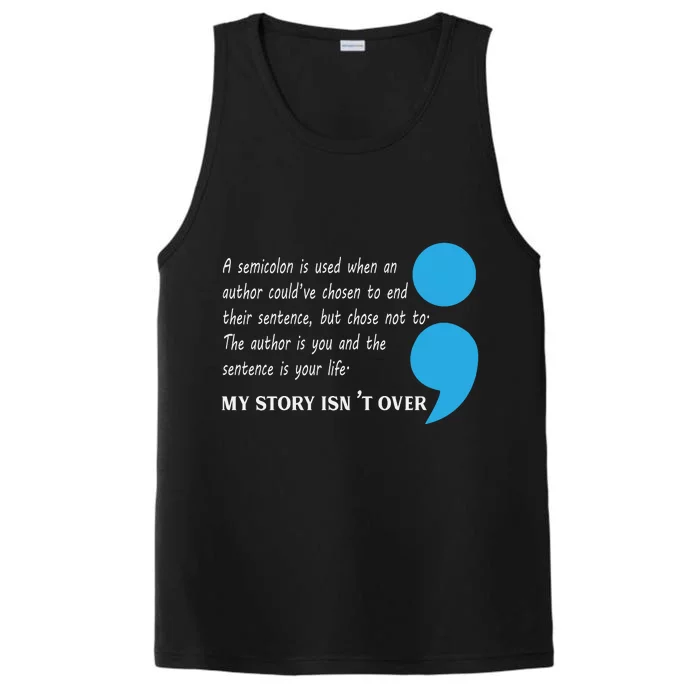 Suicide Prevention And Depression Awareness Performance Tank