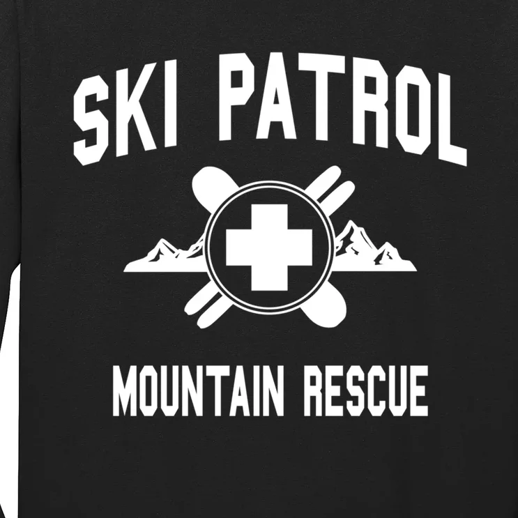 Ski Patrol And Mountain Rescue Gift Long Sleeve Shirt