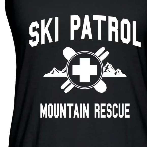 Ski Patrol And Mountain Rescue Gift Ladies Essential Flowy Tank