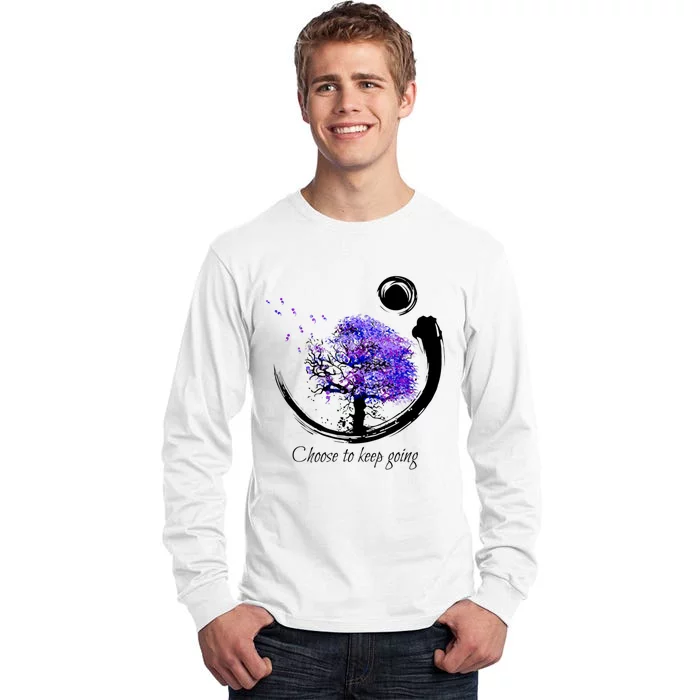 Suicide Prevention Awareness Choose To Keep Going Tall Long Sleeve T-Shirt