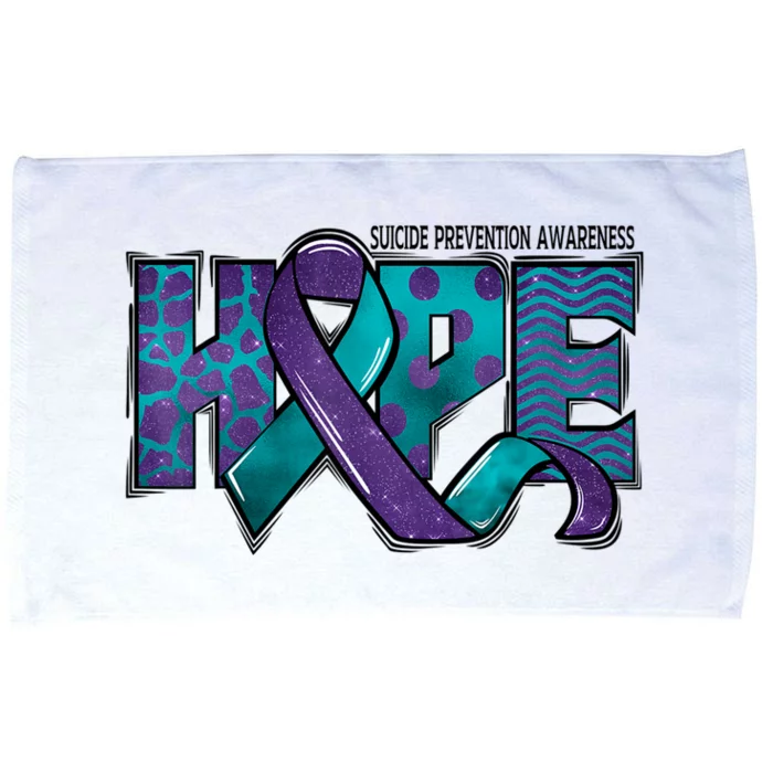 Suicide Prevention Awareness Warrior Hope Ribbon You Matter Microfiber Hand Towel