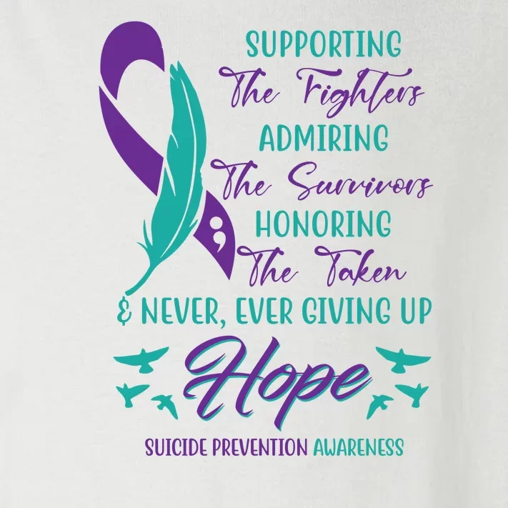 Suicide Prevention Awareness Hope Quote Toddler Long Sleeve Shirt