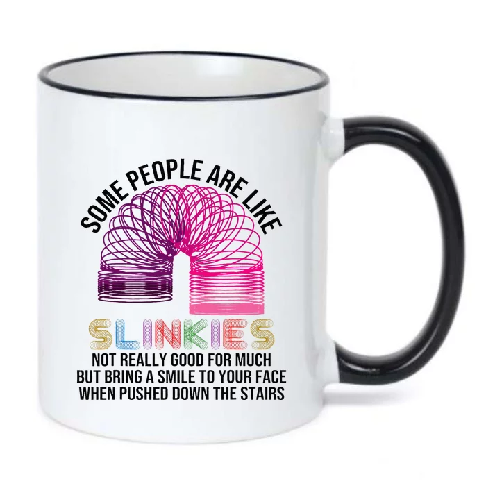 Some People Are Like Slinkies Black Color Changing Mug