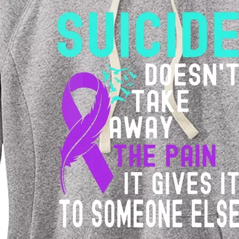 Suicide Prevention Awareness Women's Fleece Hoodie