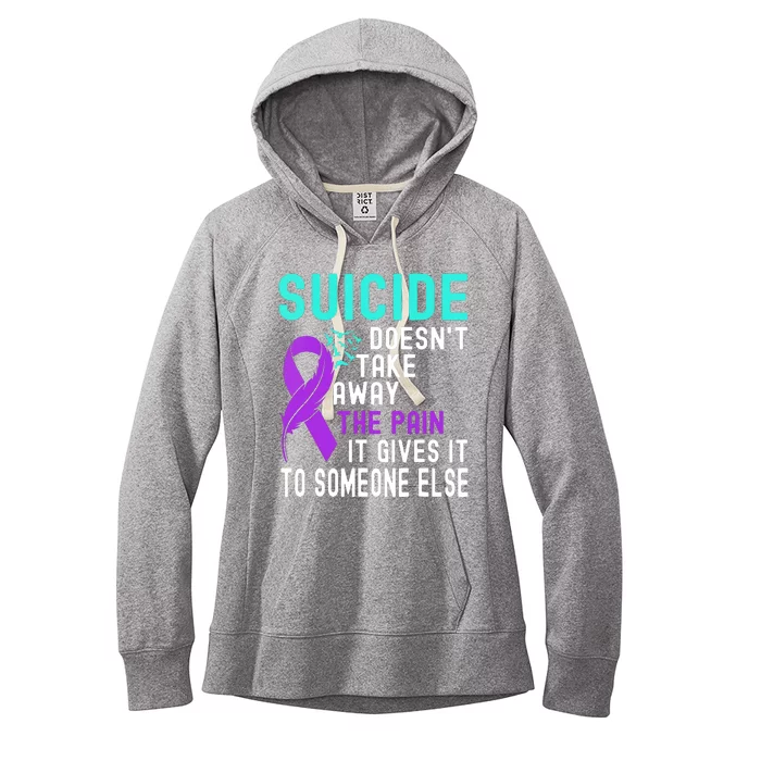 Suicide Prevention Awareness Women's Fleece Hoodie