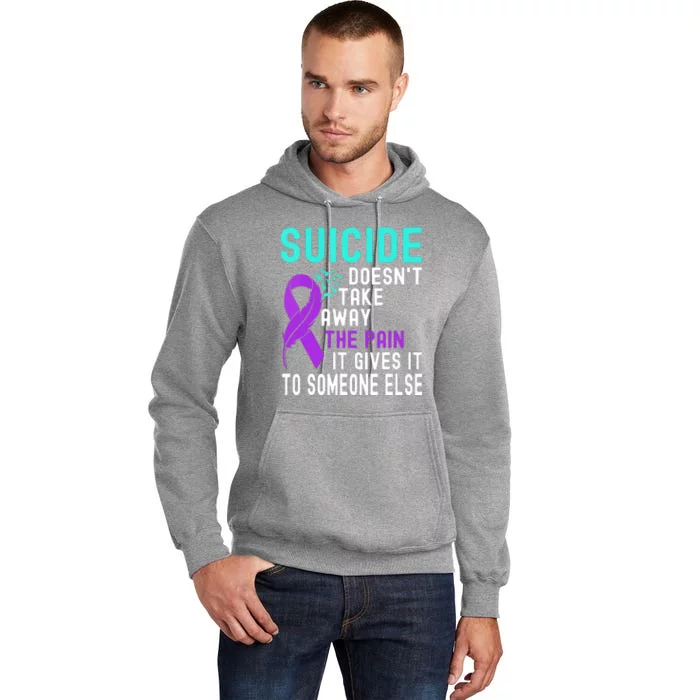 Suicide Prevention Awareness Tall Hoodie