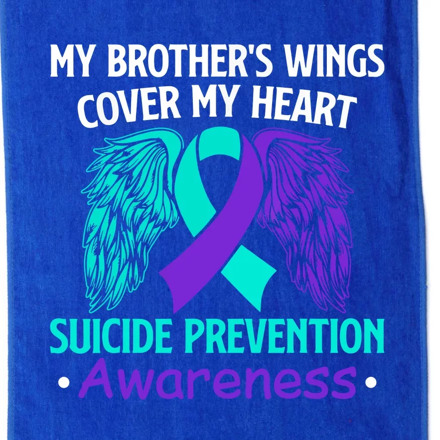 Suicide Prevention Awareness My Brother's Cover My Heart Platinum Collection Golf Towel