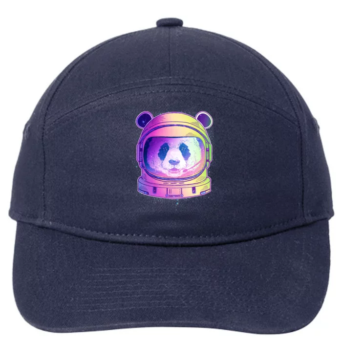 Space Astro Panda 7-Panel Snapback Hat