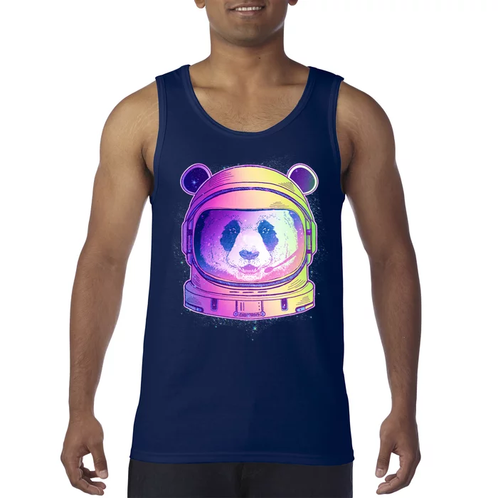 Space Astro Panda Tank Top