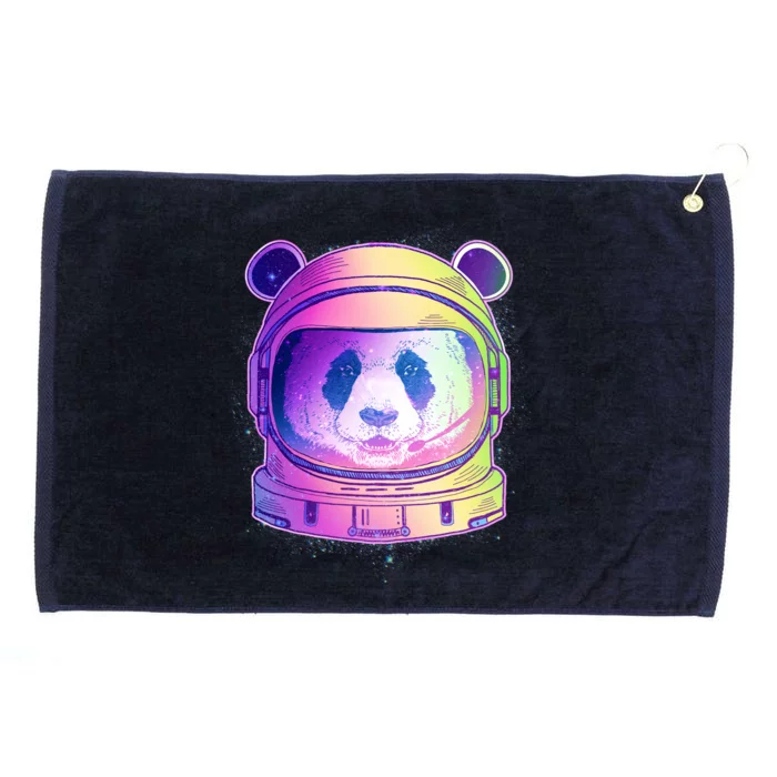 Space Astro Panda Grommeted Golf Towel