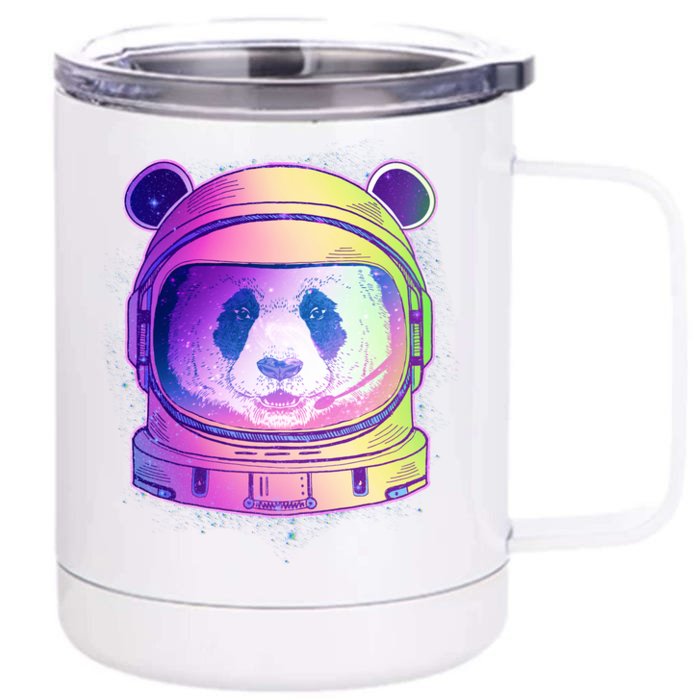 Space Astro Panda Front & Back 12oz Stainless Steel Tumbler Cup