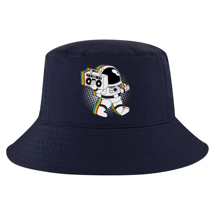 Space Astronaut Boombox Cool Comfort Performance Bucket Hat