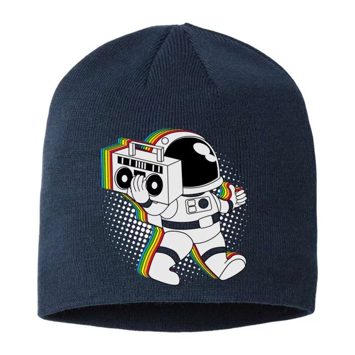 Space Astronaut Boombox 8 1/2in Sustainable Knit Beanie