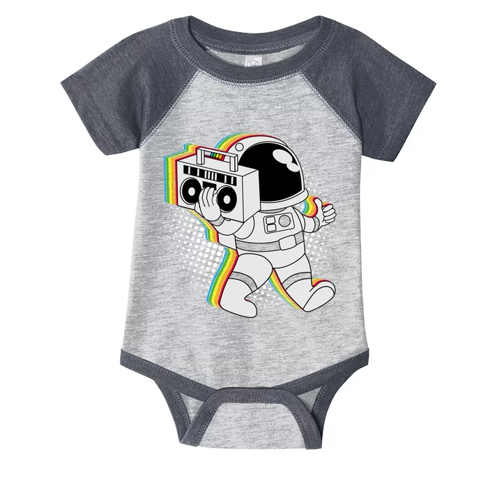 Space Astronaut Boombox Infant Baby Jersey Bodysuit