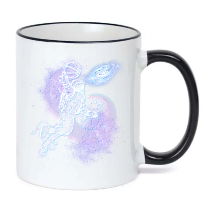 Space Astronaut Dunk Nebula Jam Black Color Changing Mug