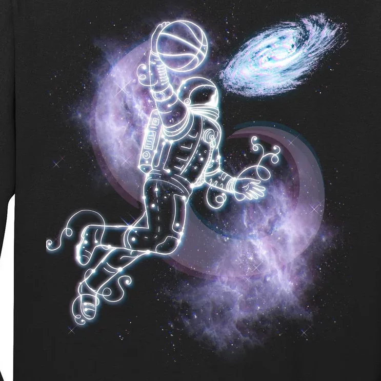 Space Astronaut Dunk Nebula Jam Tall Long Sleeve T-Shirt