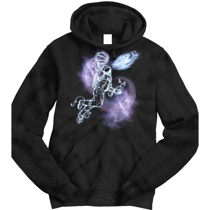 Space Astronaut Dunk Nebula Jam Tie Dye Hoodie