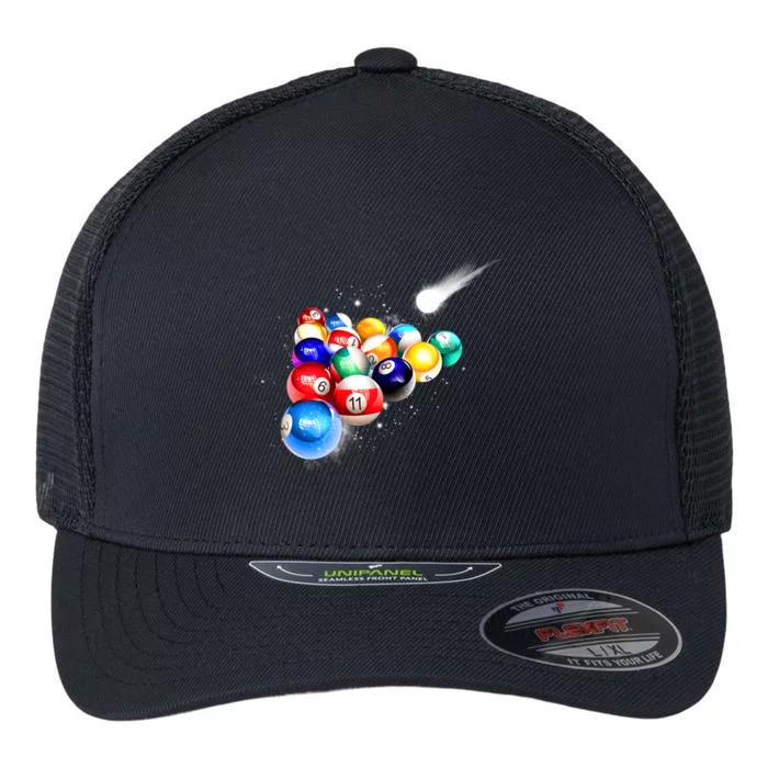 Space Billiards Flexfit Unipanel Trucker Cap